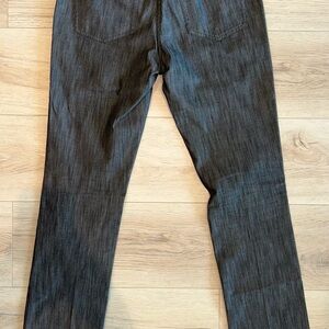 John Varvatos Charcoal Striped Trousers